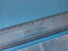 Vintage K e Keuffel   Esser 600718-20 Drafting Machine Scale Ruler 18 