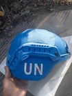 Un Mich Blue Helmet Chinese Pla Military Issue Peace Keeping Helmet