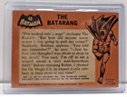 1966 Topps  Batman  46  the Bat-a-rang  Vg  Or Better  Black Bat Card