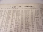 Vintage 1979 Starke County Indiana Plat Book - Genealogy