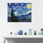 Large Black Framed Starry Night Van Gogh Oil Paintings Reproduction Canvas Print