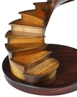 Library Spiral Stairs Architectural 3d Wooden Model 11  Staircase Sculpture New