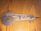 Vintage Primitive Latch Hook Wood Tool Rug Making Punch Yarn Shuttle