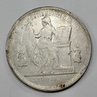 1895 4 3 Honduras Silver Peso Circulated Cleaned See Pics World Crown Coin  v184