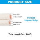 1 4  1 2  Pipe Insulation Foam Tube Heat Preservation Tubing 9 84ft