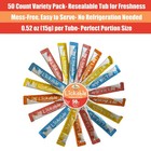 Lickable Cat Treats  50 Count Variety Pack