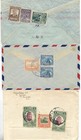 Ecuador To Usa 10 Old Covers Vf   