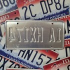 Idaho License Plate     free         1 W random Letters     s Embossed Graphic Tag
