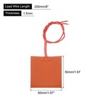 6pcs Silicone Heating Pad 12v 7 5w Heater Film Flexible Plate 50x50mm Heater Mat