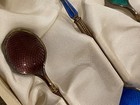 Vintage A  Michelsen Denmark Sterling Silver Enamel Spoon Set Of 8 Boxed