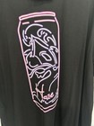 Tree House Brewing Black Graphic Haze Tee With Pink purple Neon Can Design Xl