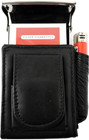 Cigarette Case Holder W Lighter Women Leather Cigarettes 100s Pack Purse Pouch C