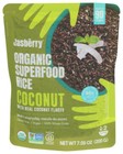 Jasberry Organic Superfood Coconut Flakes Rice 7 Oz Limited New Sale  pack Of 6 