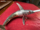 Antique Spanish Silver Articulated Fish  1900-1940 