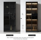 Dimmable Led Cabinet Light Strip Touch Sensor Closet Kitchen Under Cabinet