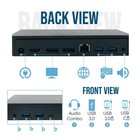 Genuine Dell D6000 Dual Display Usb-c Universal Docking Station W 130w Adapter