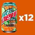 Mountain Dew Baja Cabo Citrus Tropical Citrus Punch Soda Pop 12 X 12 Fl Oz