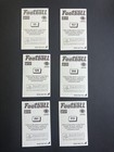 1990  Panini Stickers Team Logo Foils Packers  Lions  Patriots  Dolphins  Giants