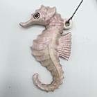 Vtg - Lefton - Mermaid With Seahorse - Ceramic Wall Plaque Figurine - 2223 Rare