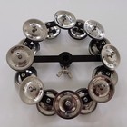 Hi Hat Tambourine Hand Held Percussion Metal Shaker Instrument Percussion For
