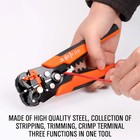 8 self-adjusting Insulation Wire Stripper Cutter Crimper Terminal Tool Pliers