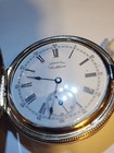 Waltham 15j Mechanical Pocket Watch Gold Filled Full Hunter White Dial