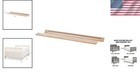 Transform Your Crib  Hidden Hardware Twin full Conversion Kit In Natural Pine