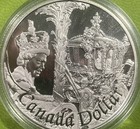 2002 Canada  1 Queen Elizabeth Ii Golden Jubilee Silver Coin 0 925 Km 1065