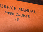 Piper Cruiser J5 Service Manual