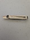 Vintage Sterling Silver Tie Clip Centrel Emblem Design
