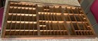 Antique Letterpress Type Tray 16x32 Shadow Box Display 89 Compartments Rustic