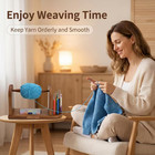Yarn Holder For Crocheting upgrade High-capacity Storage With Storage Space Yarn