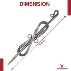 Medieval Inspired Gifts For Her Forged Iron Accessory Barrette Hair Stick Pin