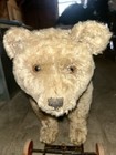 Steiff Bear Antique Ride On Growler Pull Along Toy Vintage Wooden Wheels