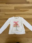Crewcuts White Long-sleeve Tee With Pink Macaron Graphic 4-5 T
