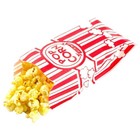 Carnival King Paper Popcorn Bags  100 Count  pack Of 1   Red  White 