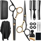 Professional Hair Cutting Scissors Barber Thinning Shears Hairdressing Salon Set