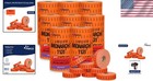 Usa-made Fluorescent Red Sale Labels     160 000 Adhesive Labels For Monarch 1131