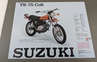 Original Suzuki Tm -75 Mini Cross    Ts-75 Colt Motorcycle Sales Brochure 