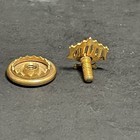 Menorah Lapel Pin Tie Tack Hanukkah Vintage Screw Back Candelabrum Worship Gift