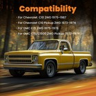 4  Drop Lowering Spindles Coil Kit W  1  Rotor For Chevy C10 Gmc C15 1973-87
