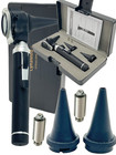 New Premium Led Bright Light 4x  Otoscope  Ent Diagnostic Set   2 Free Bulb 