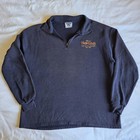 Vintage Disney s Hercules Cast   Crew Movie Premiere 1997 Rare Lrg Navy Sweater