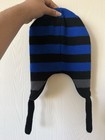  Batman Dc Comics Trapper Hat Lined Ear Flaps Striped One Size