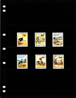  6 95 Scott Value - 1981 Niger Wildlife Saharan Ostrich Giraffes Cv Mnh Nh Umm