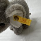 Steiff Jumbo Elephant Gray Mohair Plush Vintage 1984 Small Mpn 1451 12