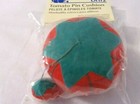 Red Tomato Dritz 732 Pincushion With Emery Sharpener Pin Cushion New