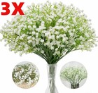 3x Artificial Baby s Breath Gypsophila Silk Flowers Bouquet Wedding Party Decor