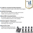 Panasonic - Kx-tgf975s Link2cell Dect 6 0 Expandable Cordless Phone System Wi   