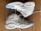 Reebok Question Mid Shoes Men Sz 11 White Blue Allen Iverson Basketball Sneakers